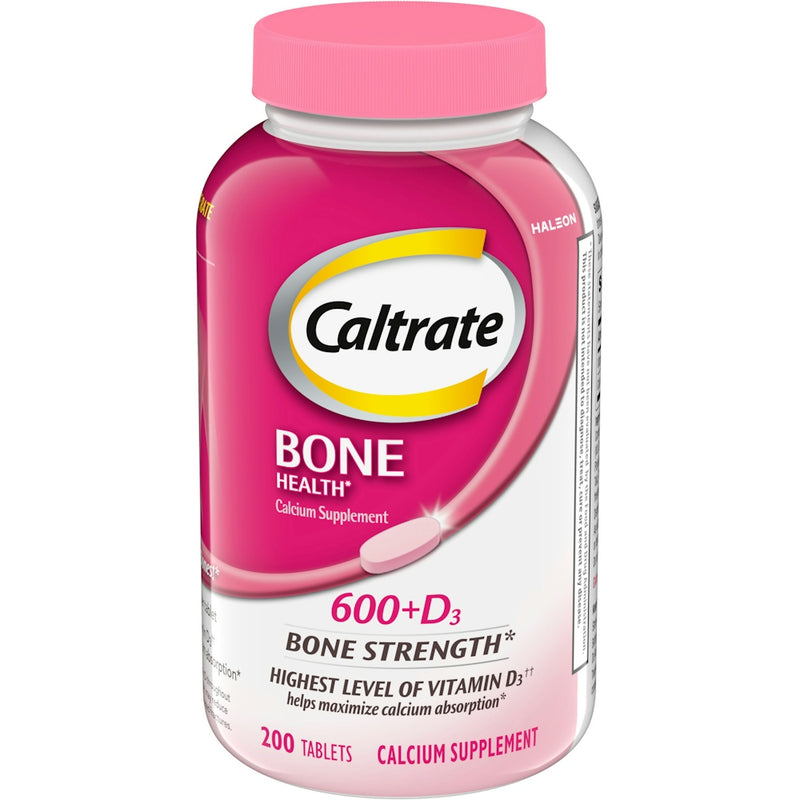 Caltrate Caltrate Bone Health 600Mg Plus D3  Tablets 200Ct Vitamins & Supplements White Smoke