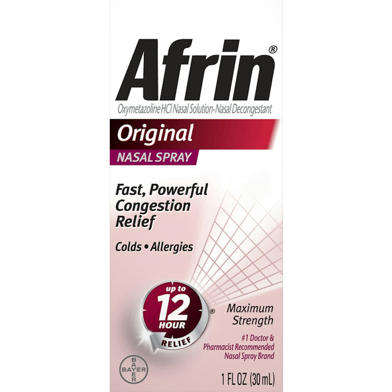 Afrin Afrin Original Maximum Strength Nasal Spray 1 Fl Oz Respiratory Care White Smoke