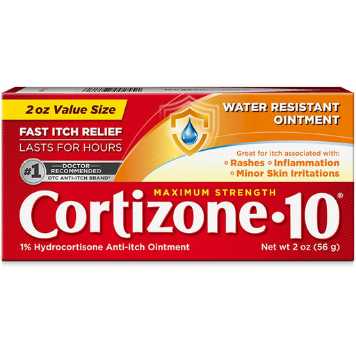 Cortizone-10 Cortizone-10 Anti Itch Ointment, Maximum Strength 1 Oz Medicine & Drugs Firebrick