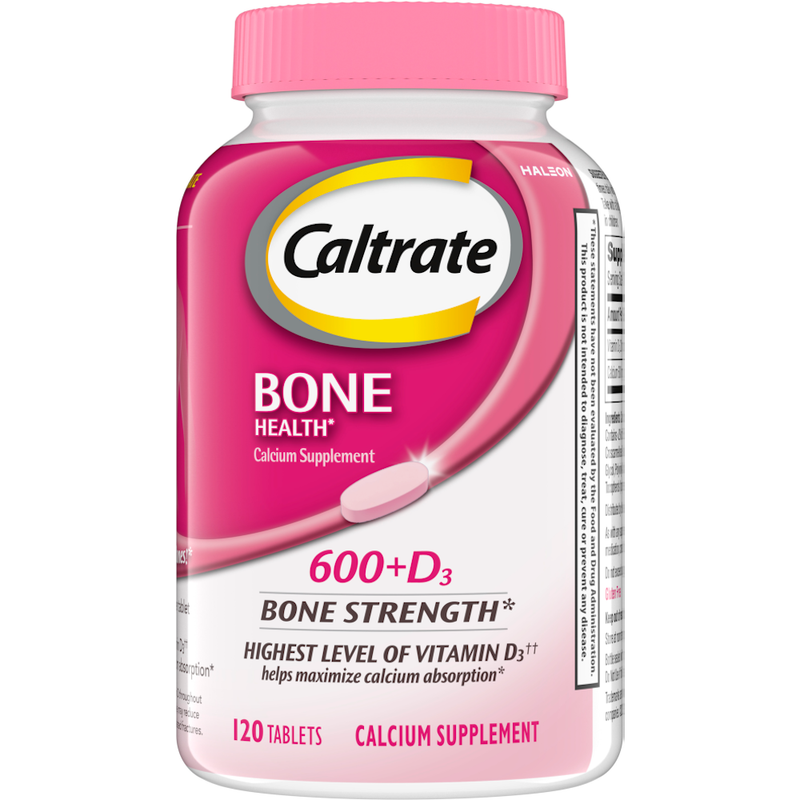 Caltrate Caltrate 600+D3 Calcium & Vitamin D3 Supplement – Bone Health – 120 Tablets Vitamins & Supplements White Smoke