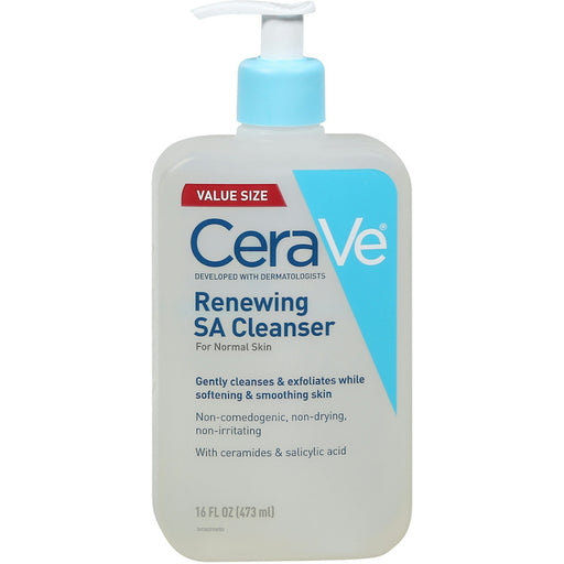 CeraVe CeraVe Renewing SA Normal Skin Cleanser 473ml Health & Beauty White Smoke