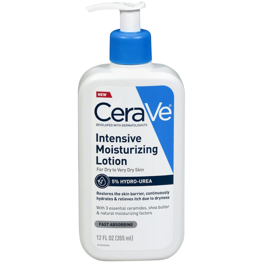 CeraVe CeraVe Intensive Moisturizing Lotion 12 Fl Oz Lotion & Moisturizer White Smoke