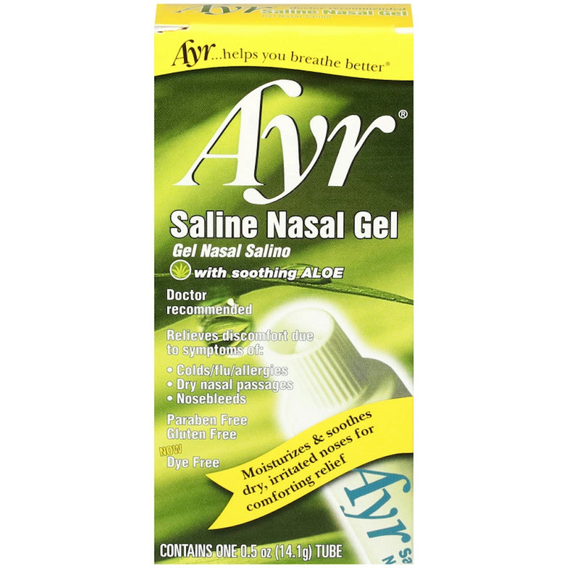 Ayr Ayr Saline Nasal Gel Tube 1 Ea Health & Beauty Light Goldenrod