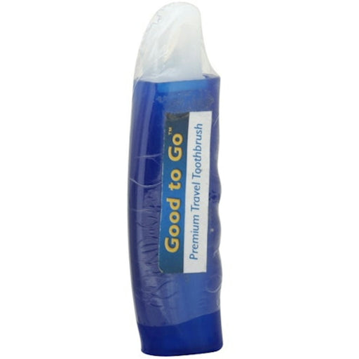 Good to Go Good to Go Travel Toothbrush, Premium Toothbrushes White Smoke