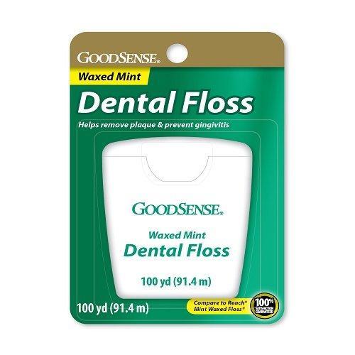 Good Sense Good Sense Waxed Mint Dental Floss 100Yd Case Pack 36 Dental Floss White Smoke