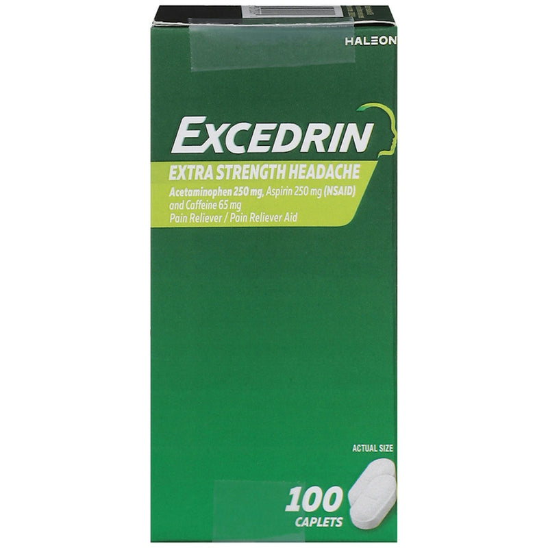 Excedrin Excedrin Extra Strength Caplets For Headache Pain Relief Health & Beauty Sea Green