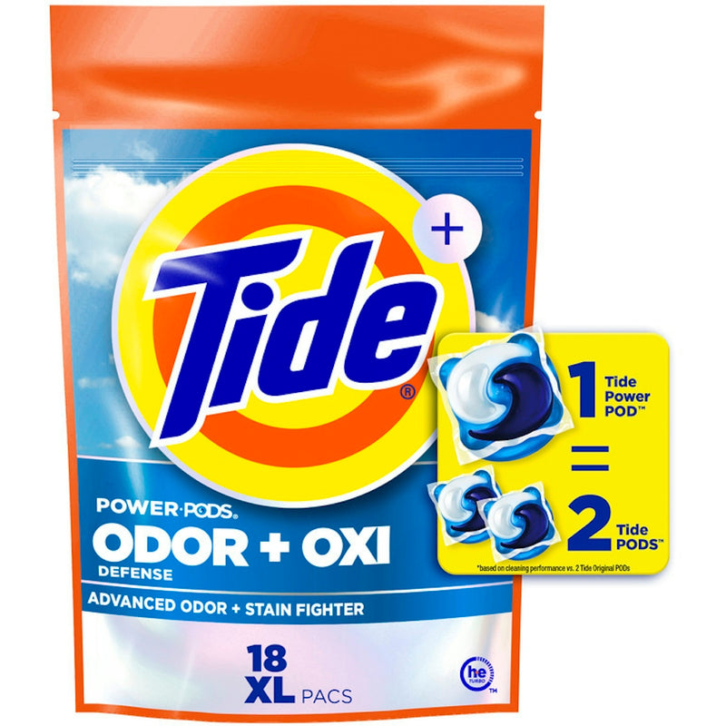 Tide Tide Ultra Oxi Power Pods With Odor Eliminators Laundry Detergent Pacs Laundry Detergent White Smoke