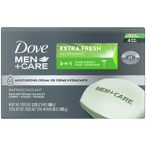Dove Dove Men+Care Extra Fresh Body And Face Bar Soap Bath & Body Dim Gray