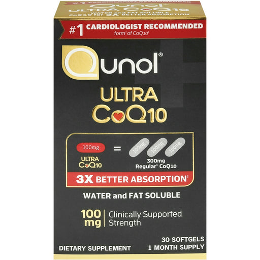 Qunol Qunol Ultra 100 Mg CoQ10 Dietary Supplement Softgels Vitamins & Supplements Dark Slate Gray
