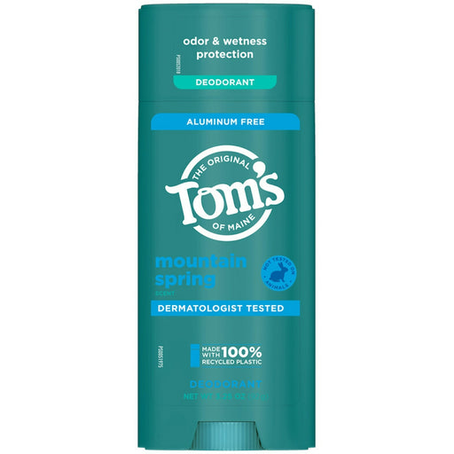 Tom's of Maine Tom's of Maine Deodorant, Mountain Spring Scent, Aluminum Free Deodorant Dark Cyan