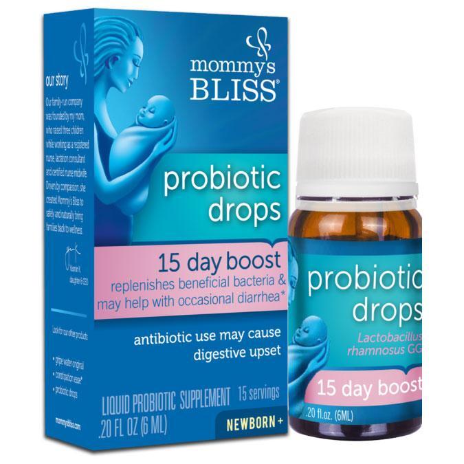 Mommy's Bliss Mommy's Bliss Baby Probiotic Drops 15 Day Boost .20 Fl Oz Vitamins & Supplements White Smoke
