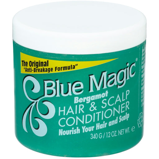 Blue Magic Blue Magic Original Bergamot Hair & Scalp Conditioner 12 Oz Conditioners White Smoke