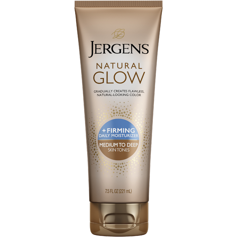 Jergens Jergens Natural Glow +Firming Medium To Deep Skin Tones Daily Moisturizer 7.5 Fl Oz Lotion & Moisturizer White Smoke