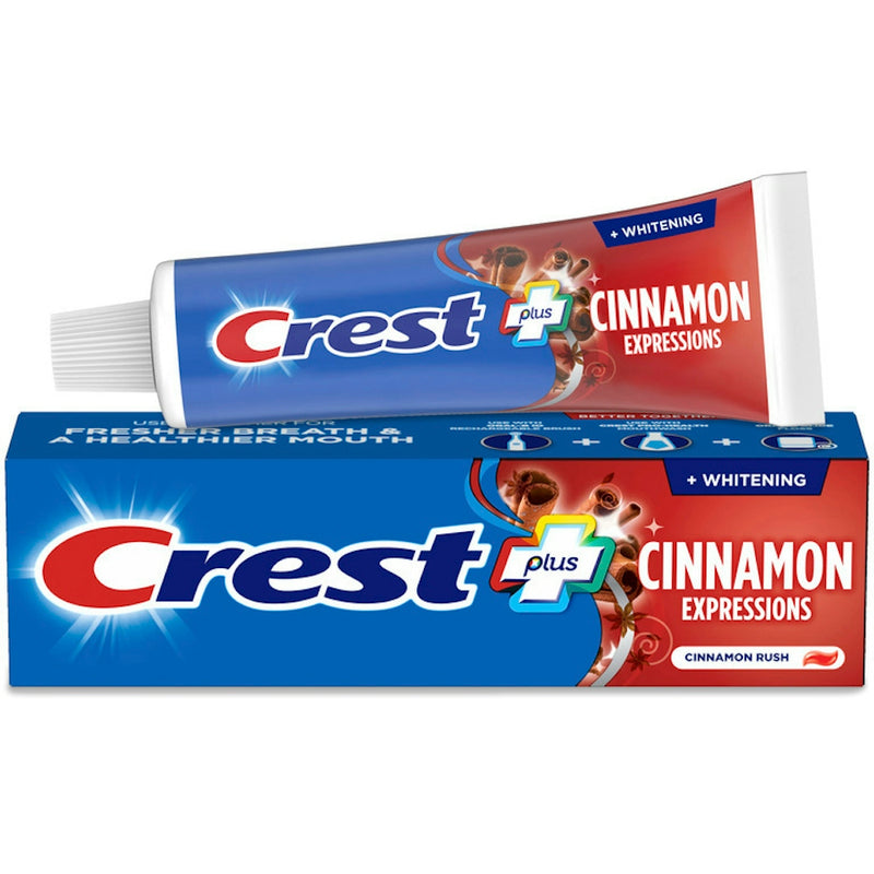 Crest Crest Complete Plus Cinnamon Expressions Teeth Whitening Toothpaste 5.4 Oz Toothpaste White Smoke