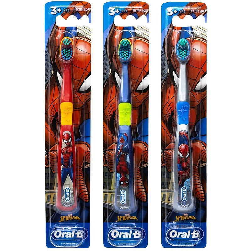 Oral-B Oral-B Toothbrush, Marvel Spider-Man, Extra Soft Toothbrushes White Smoke