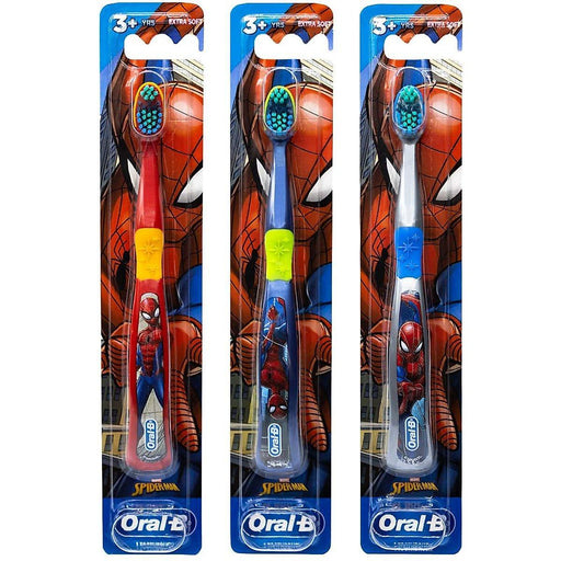 Oral-B Oral-B Toothbrush, Marvel Spider-Man, Extra Soft Toothbrushes White Smoke