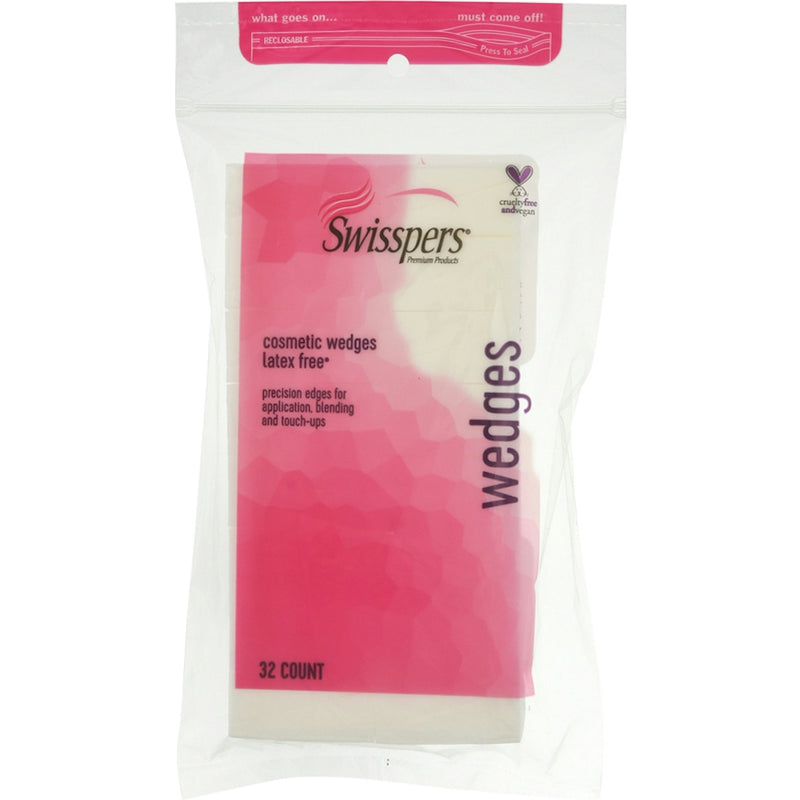 Swisspers Swisspers Cosmetic Wedges, Latex Free Cosmetics White Smoke