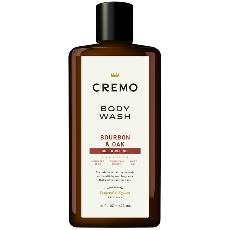 Cremo Cremo Body Wash - Bourbon And Oak - 16 Fl Oz Body Wash White Smoke