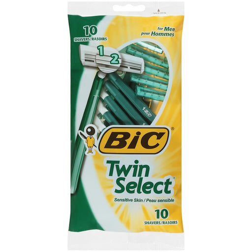 BiC BIC Twin Select Sensitive Skin Men's Disposable Razors - 10 Count Shaving & Grooming Dark Slate Gray