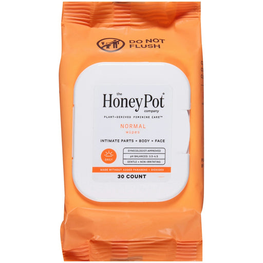 The Honey Pot The Honey Pot Feminine Wipes Normal 30 Ct Health & Beauty Lavender