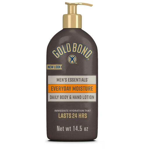 Gold Bond Gold Bond Men's Essentials, Lotion, Body & Hand, Daily, Everyday Moisture, 14.5 Oz Lotion & Moisturizer White Smoke