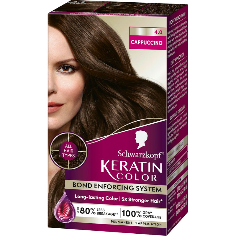 Schwarzkopf Schwarzkopf Onyx  Keratin Kit Cappuccino Hair Color Black