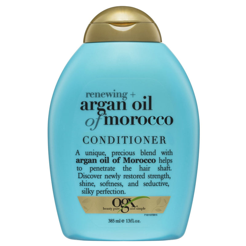 OGX OGX Renewing + Argan Oil Of Morocco Conditioner 13 Fl. Oz. Squeeze Bottle Conditioners White Smoke