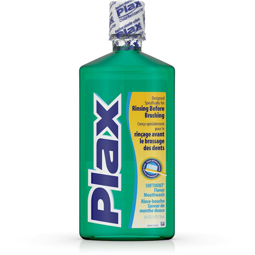 Plax Plax Softmint Advanced Formula Plaque Loosening Rinse Soft Mint Mouthwash White Smoke