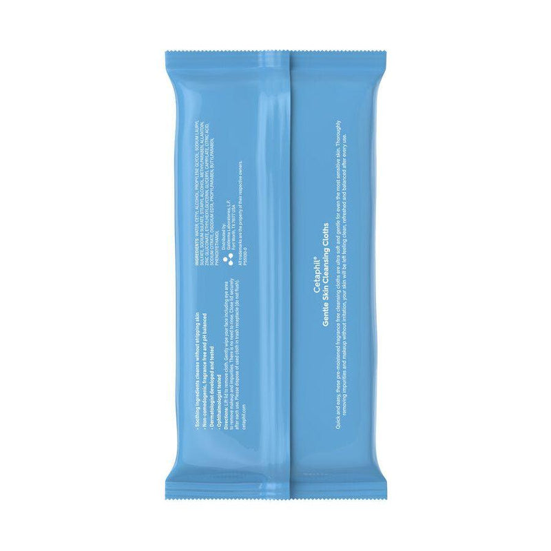 Cetaphil Cetaphil Gentle Skin Cleansing Cloths 25 Count for Dry Sensitive Skin 16.0 Makeup Removers Cornflower Blue