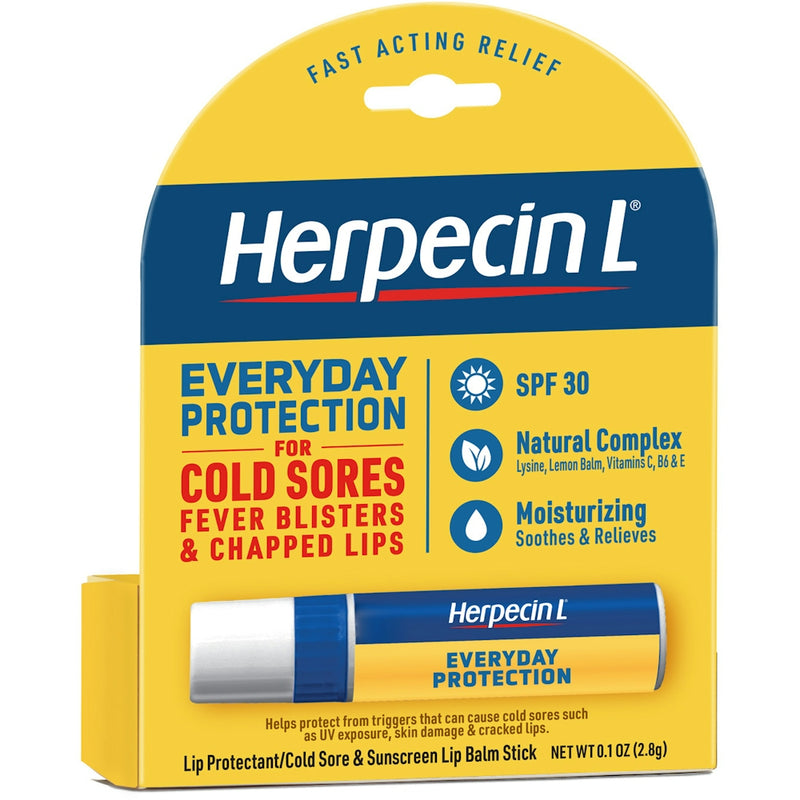 Herpecin L Herpecin L Cold Sore Relief, Lip Balm Stick, SPF 30 & Lysine Lip Balms & Treatments White Smoke