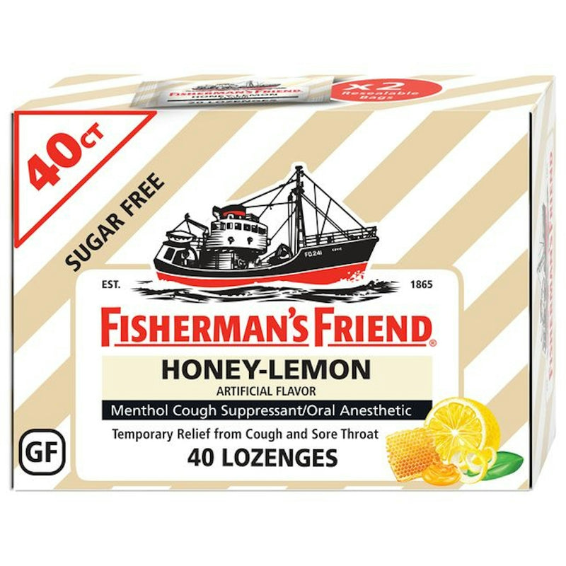 Fisherman's Friend Fisherman's Friend Sugar Free Lozenges – Honey-Lemon & Menthol Health & Beauty White Smoke