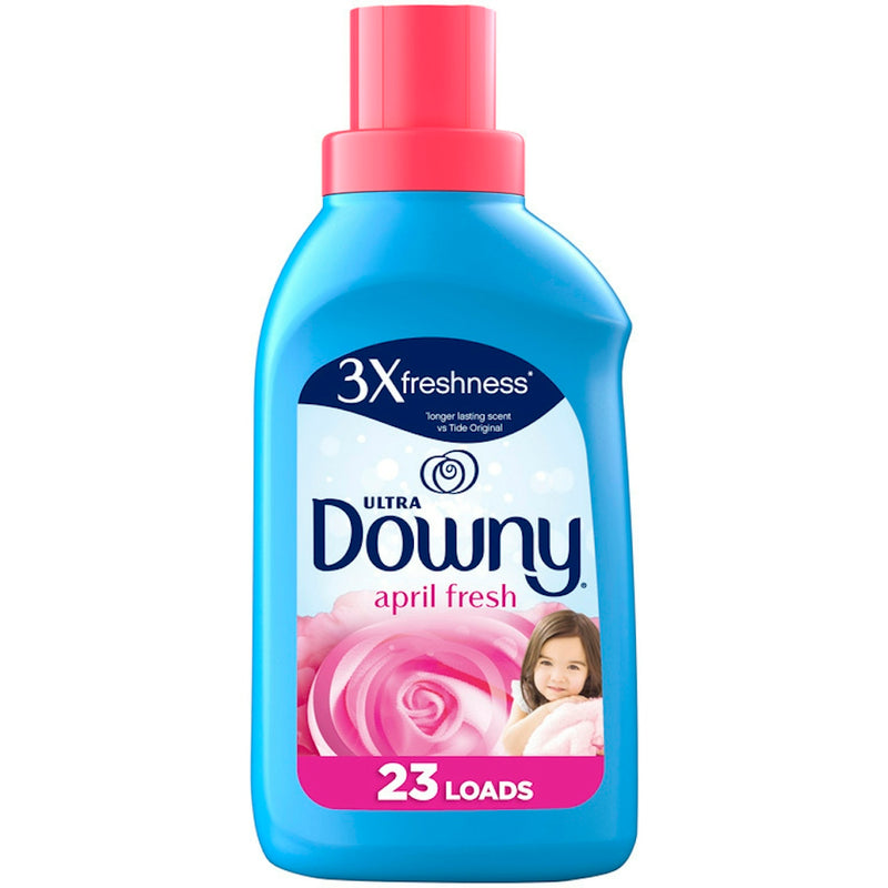Downy Downy Ultra April Fresh Liquid Fabric Softener, 23 Loads, 19 Fl Oz Fabric Softeners & Dryer Sheets White Smoke