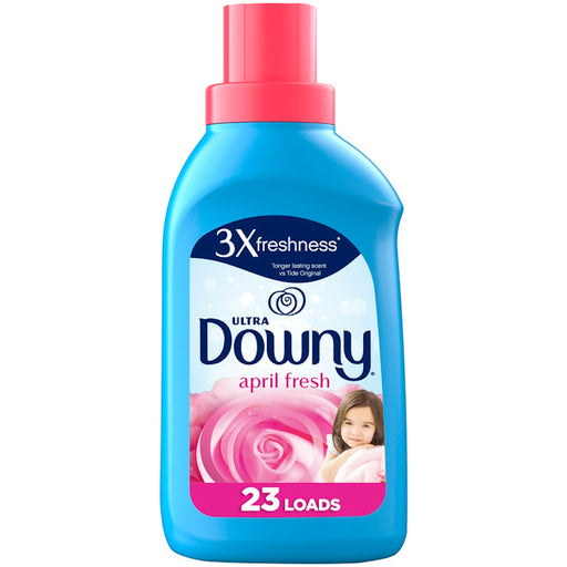 Downy Downy Ultra April Fresh Liquid Fabric Softener, 23 Loads, 19 Fl Oz Fabric Softeners & Dryer Sheets White Smoke
