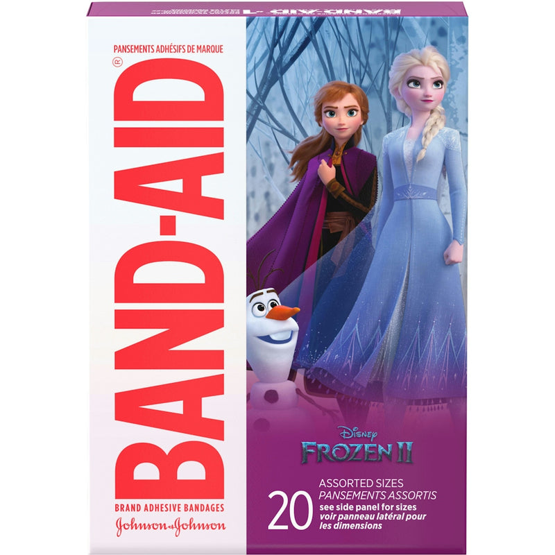 Band-Aid Band-Aid Adhesive Bandages, Disney Frozen II, Assorted Sizes First Aid White Smoke