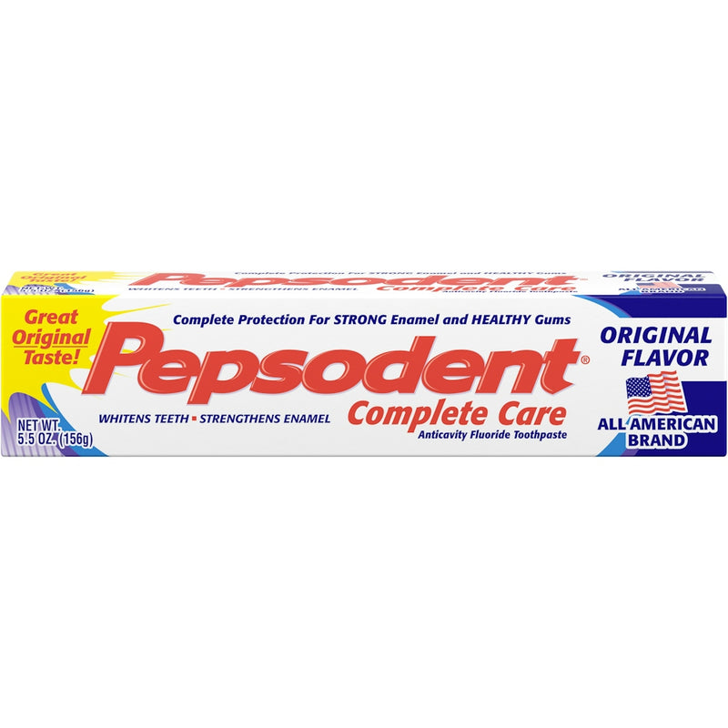 Pepsodent Pepsodent Complete Care Anticavity Fluoride Toothpaste Original Flavor Toothpaste White Smoke