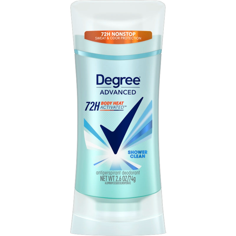 Degree Degree Advanced Shower Clean Motionsense Antiperspirant Deodorant - 2.6 Ounce Deodorant & Anti-Perspirant Lavender