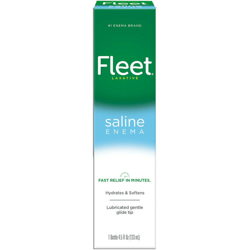 Fleet Fleet Laxative Saline Enema (4.5 Fl Oz / 133 mL) Health & Beauty White Smoke