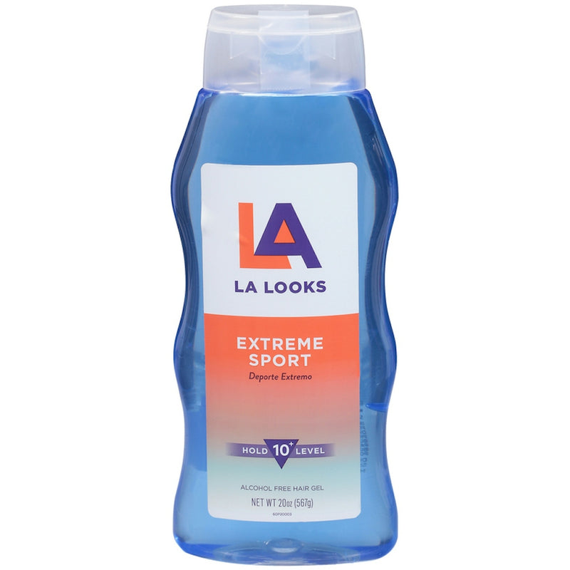 LA Looks LA Looks Hair Gel, Alcohol Free, Extreme Sport, 20 Ounce Hair Care White Smoke