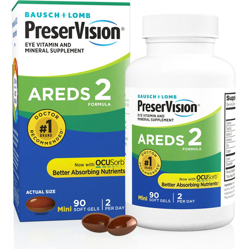 PreserVision PreserVision AREDS 2 Formula Eye Health Supplement – 90 Softgels Vitamins & Supplements White Smoke