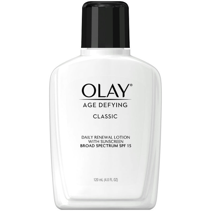 Olay Olay Age Defying Daily Renewal Lotion, With Sunscreen, Classic, Broad Spectrum SPF 15 Face Lotion White Smoke