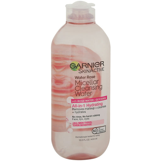 Garnier Garnier Skin Active Micellar Cleansing Water, All In 1 Hydrating 13.5 Fl Oz Water White Smoke