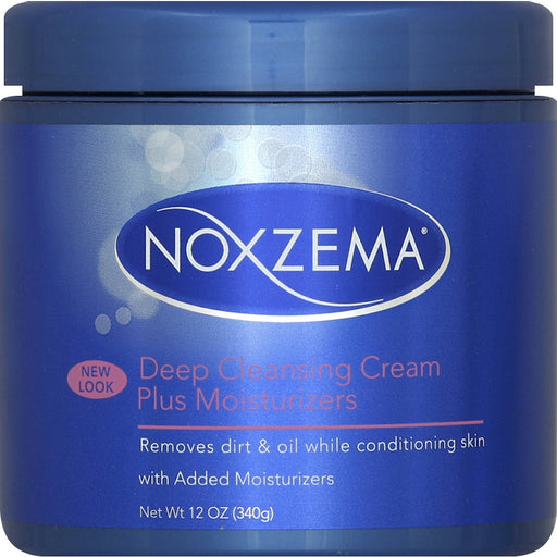 Noxzema Noxzema Classic Clean Moisturizing Plus Cleansing Cream All Skin, 12oz Health & Beauty Dark Slate Blue