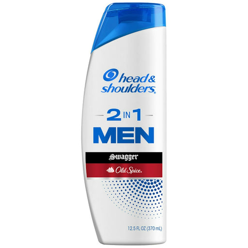 Head & Shoulders Head & Shoulders Men Swagger Old Spice 2 In 1 Dandruff Shampoo Conditioner 12.5 Fl Oz Shampoo & Conditioner White Smoke