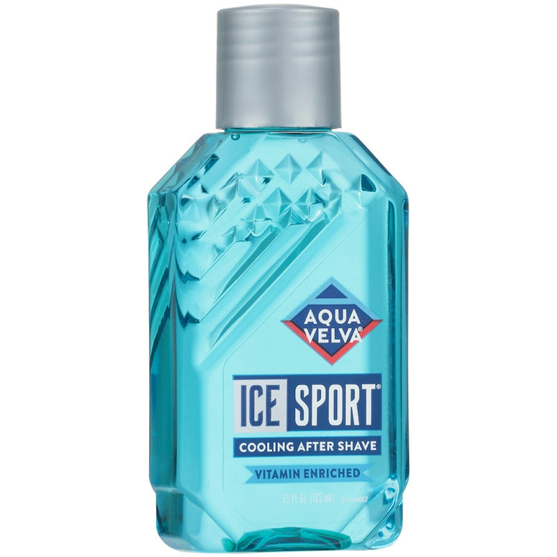 Aqua Velva Aqua Velva Ice Sport Vitamin Enriched Cooling After Shave 3.5 Fl Oz Shaving & Grooming White Smoke