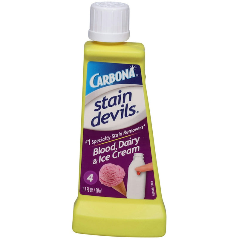 Carbona Carbona Stain Devils Blood, Dairy & Ice Cream Spot Remover 1.7 Fl. Oz. Squeeze Bottle Pet Odor & Stain Removers White Smoke