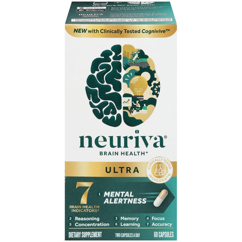 Neuriva Neuriva  Brain Health Supplement Ultra Capsules 60Ct Vitamins & Supplements Lavender