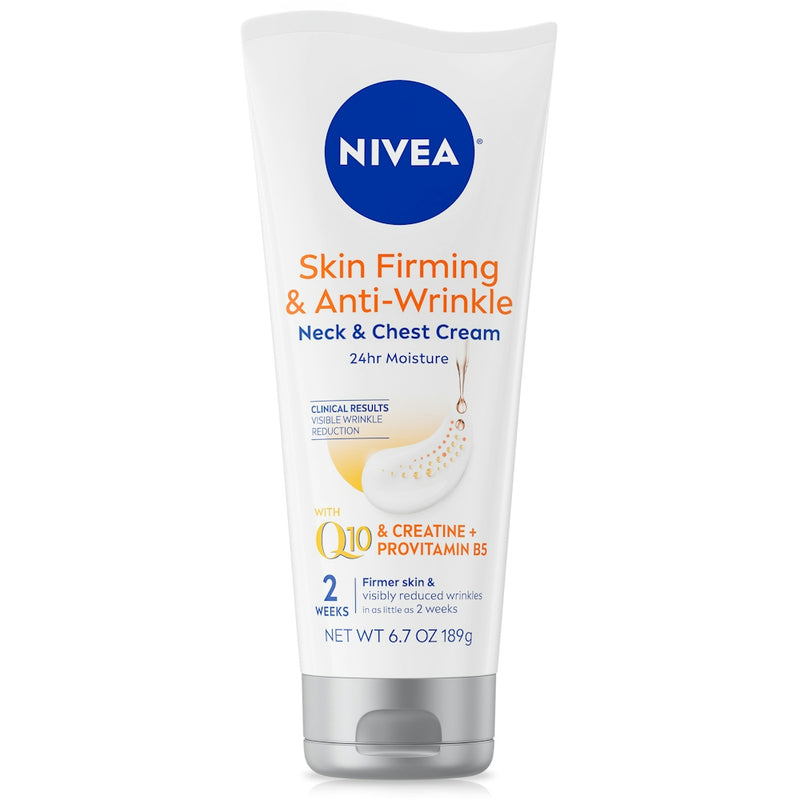 Nivea Nivea Neck & Chest Cream, Skin Firming & Anti Wrinkle 6.7 Oz Lotion & Moisturizer White Smoke