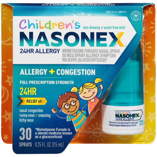 Nasonex Nasonex™ 24HR Allergy Relief – Scent-Free Mist (30 Sprays) Health & Beauty White Smoke