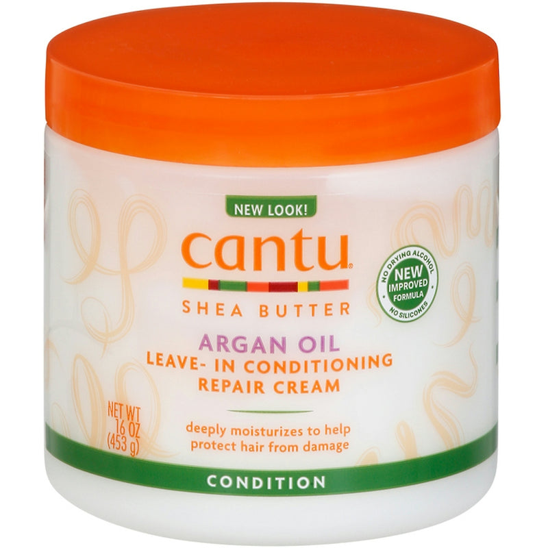Cantu Cantu Argan Oil Leave In Conditioning Repair Cream, 16 Oz Health & Beauty Light Gray