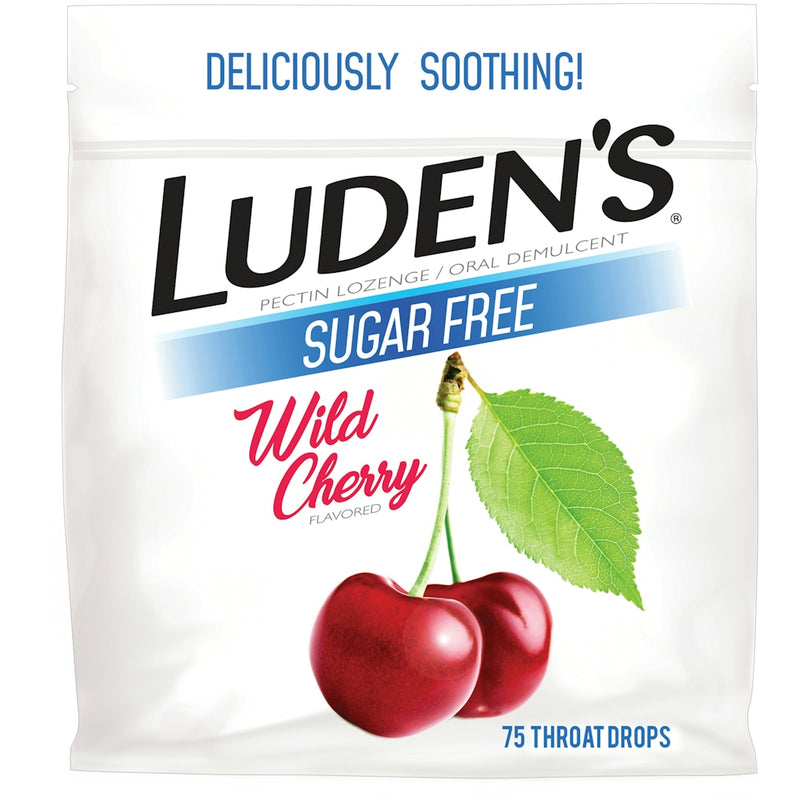 Luden's Luden's Throat Drops, Sugar Free, Wild Cherry Health & Beauty White Smoke